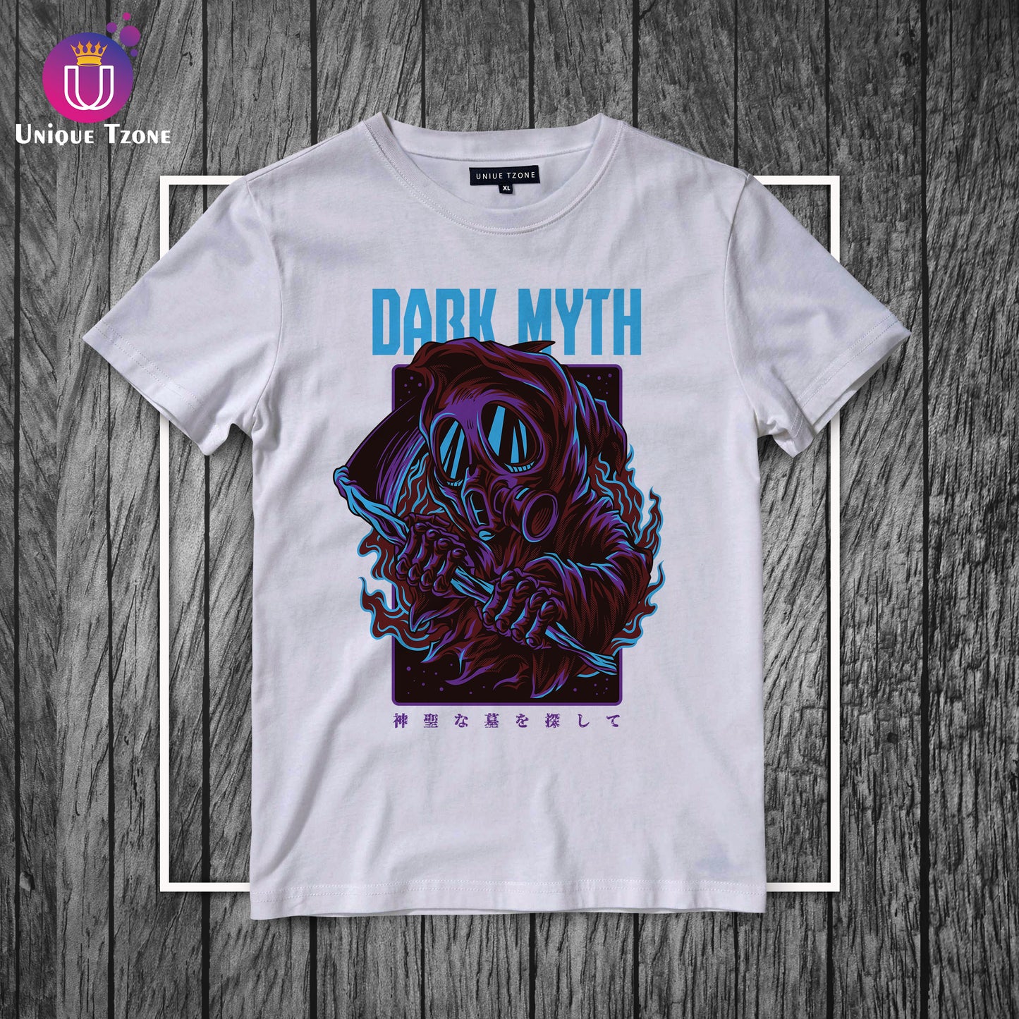Dark Myth Urban Graphics Round Neck Half Sleeve Cotton t-shirt