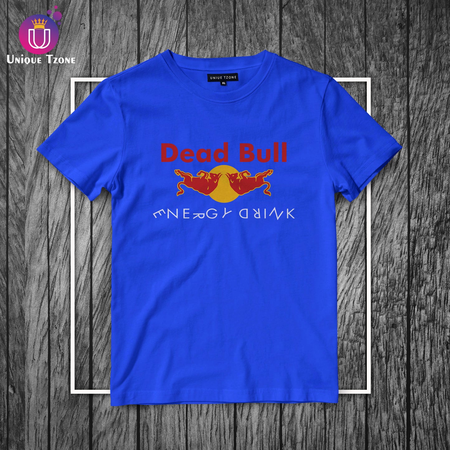 Dead Bull : Energy Drink Round Neck Half Sleeve Cotton T-shirt