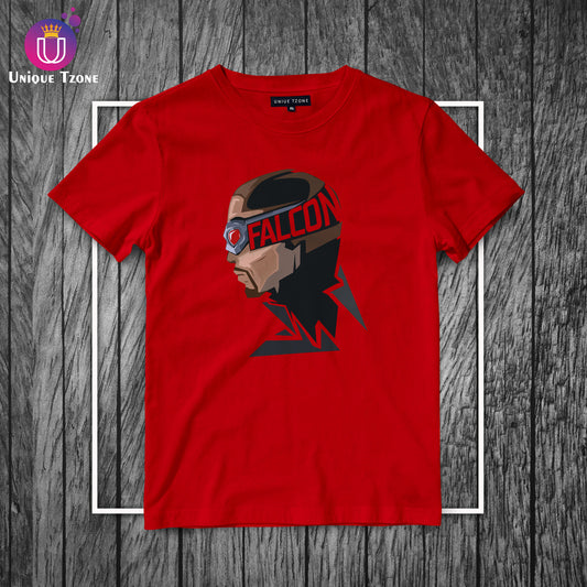 Falcon Marvel's Round Neck Half Sleeve Cotton T-shirt