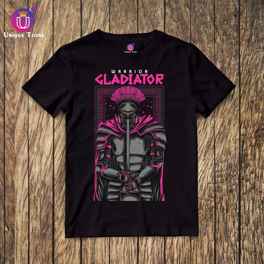 Gladiator Premium Unisex Round Neck Cotton Tshirt