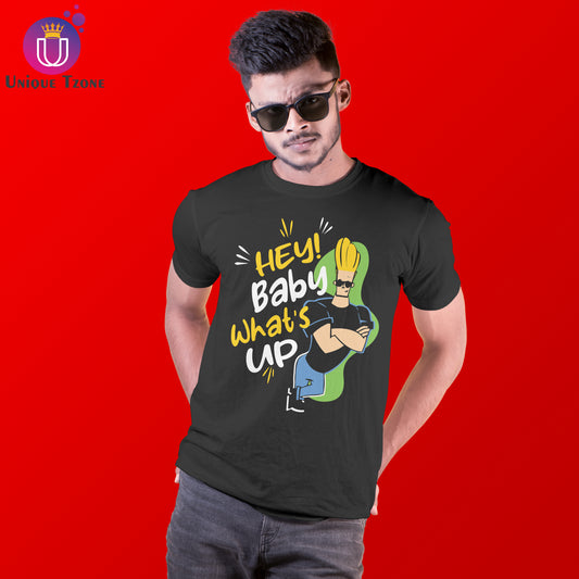 Hey Babe !! Jonny Bravo Cotton T-shirt