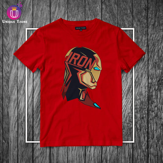 Iron Man Marvel's Round Neck Half Sleeve Pure Cotton T-shirt