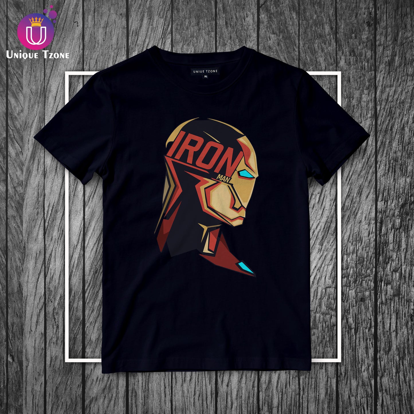 Iron Man Marvel's Round Neck Half Sleeve Pure Cotton T-shirt