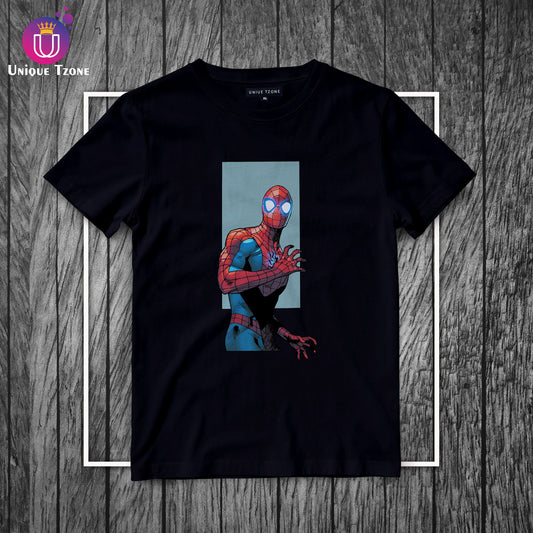 Marvel's Spider Man Half Sleeve Round Neck Cotton T-shirt