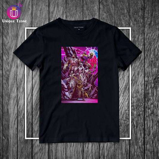Thanos World Marvel's Round Neck Half Sleeve Cotton T-shirt