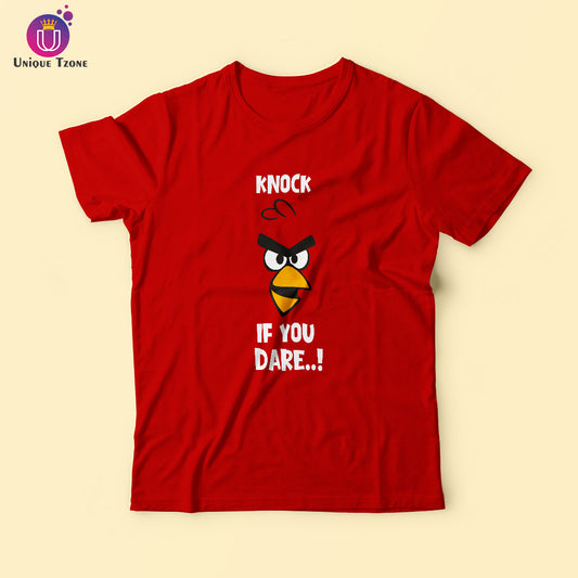 If You Dare Round Neck Cotton T-shirt