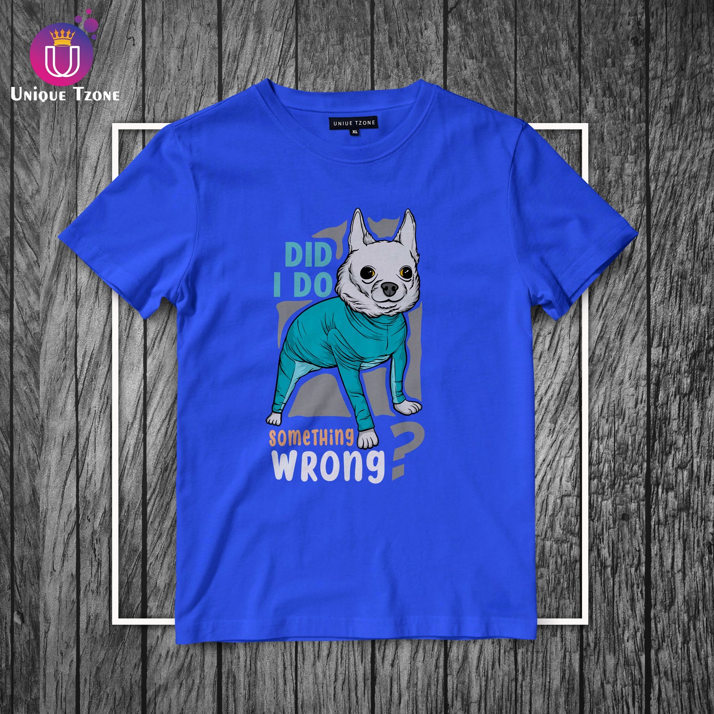 Did I Do Something Wrong Half Sleeve Cotton T-shirt