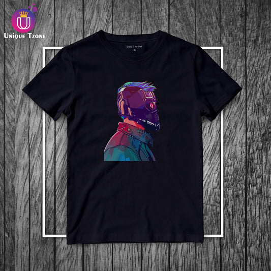 Star Lord Marvel's Round Neck Half Sleeve Cotton T-shirt