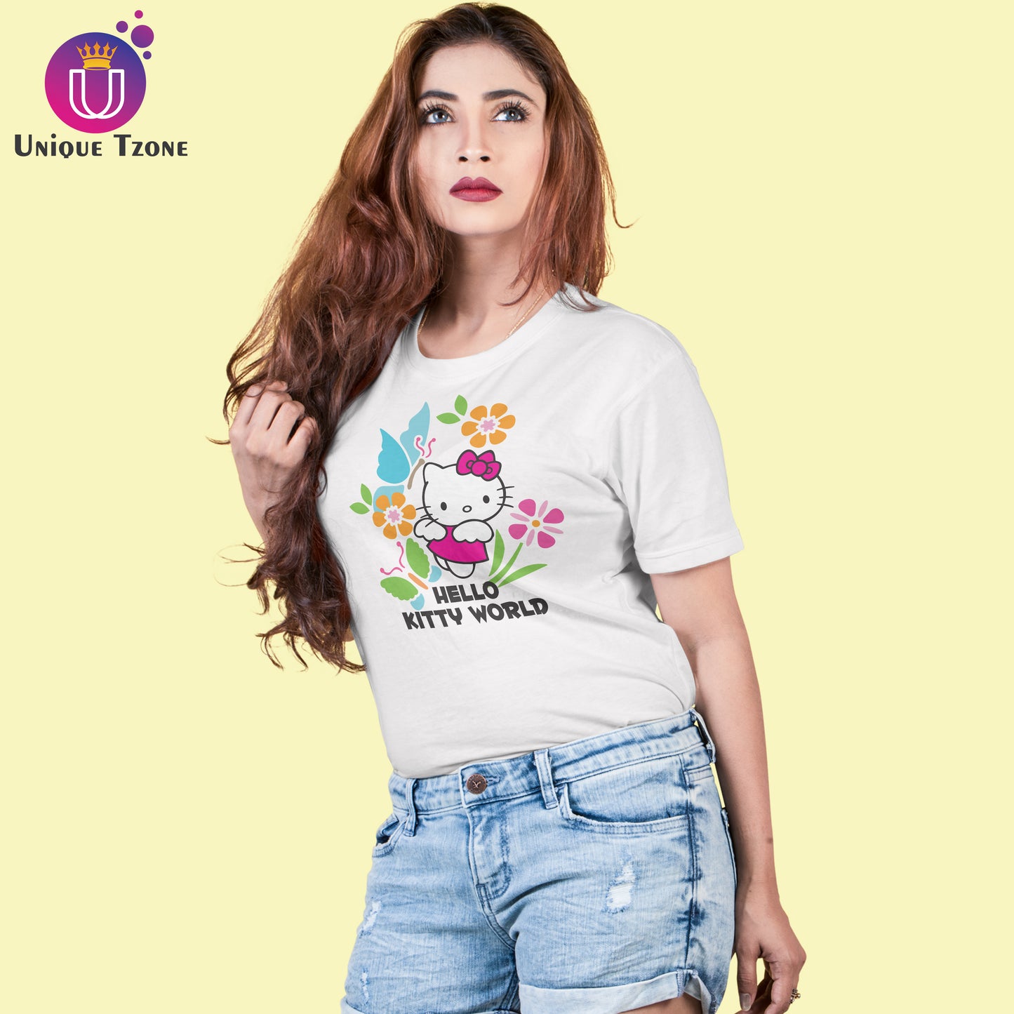 Hello Kitty World Women Regular Use Cotton T-shirt