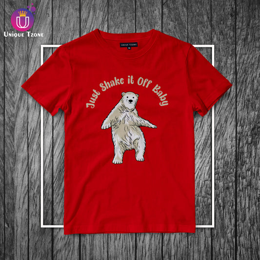 Just Shake It Off Baby Round Neck Cotton T-shirt